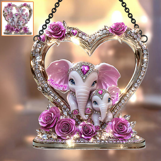 Meilleure maman du monde - Attrape-soleil personnalisé à suspendre à la fenêtre - Décoration « Mère maman » 