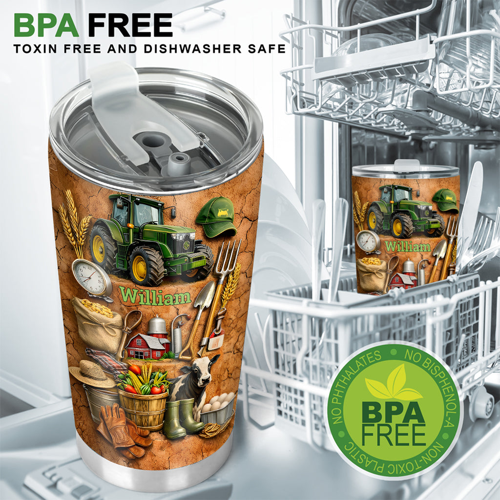 Idée cadeau pour les agriculteurs : Gobelet isotherme personnalisé.