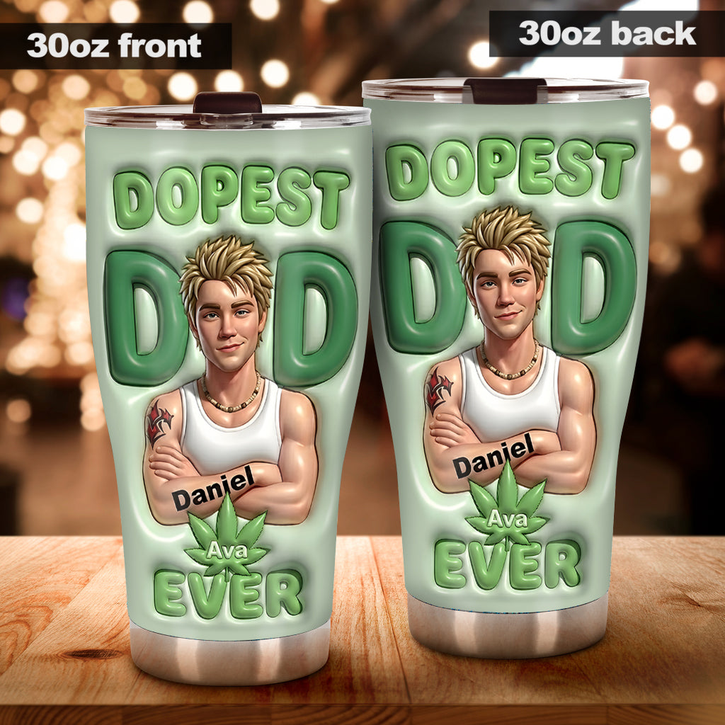 Le Meilleur Papa - Tasse Personnalisée en Weed