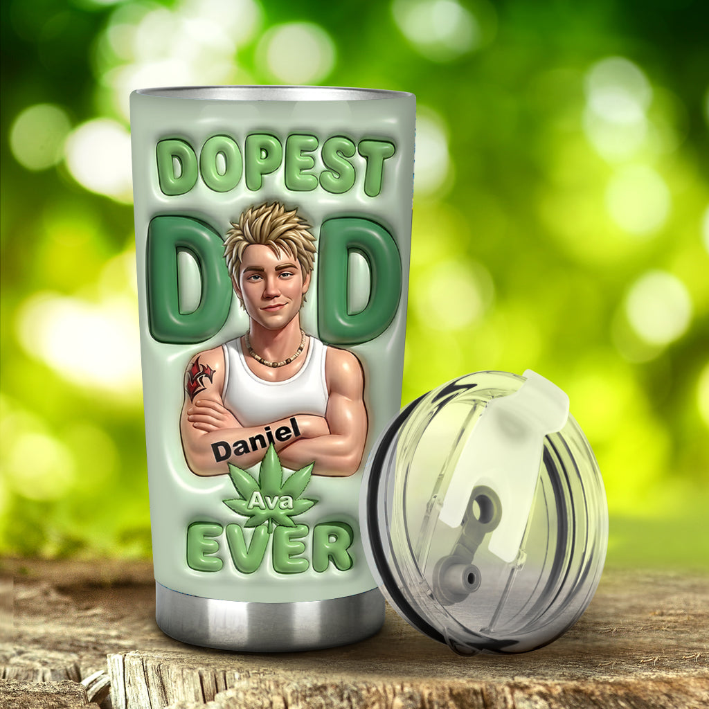 Le Meilleur Papa - Tasse Personnalisée en Weed