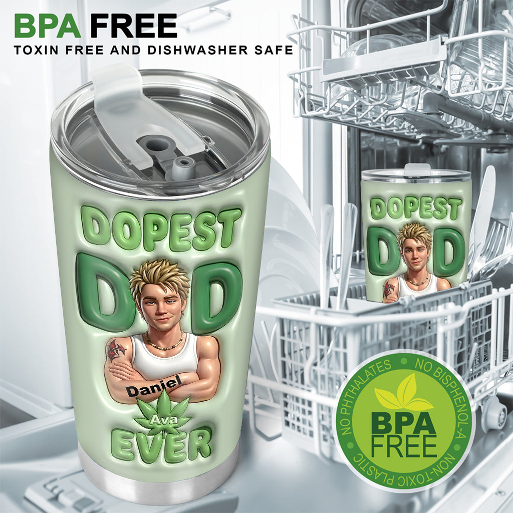 Le Meilleur Papa - Tasse Personnalisée en Weed