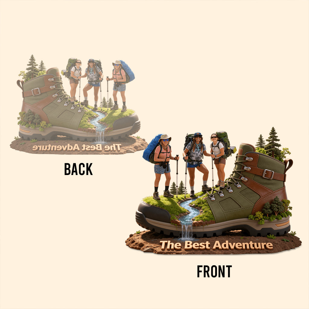 Passionné de randonnée - Plaque acrylique personnalisée sur mesure