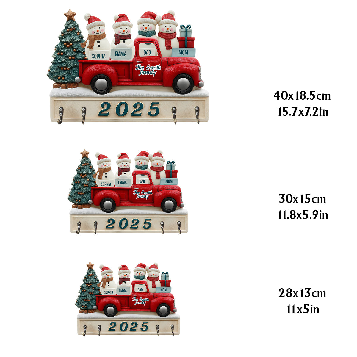 Welcome Home - Personalized Family Custom Shaped Hanging Rack