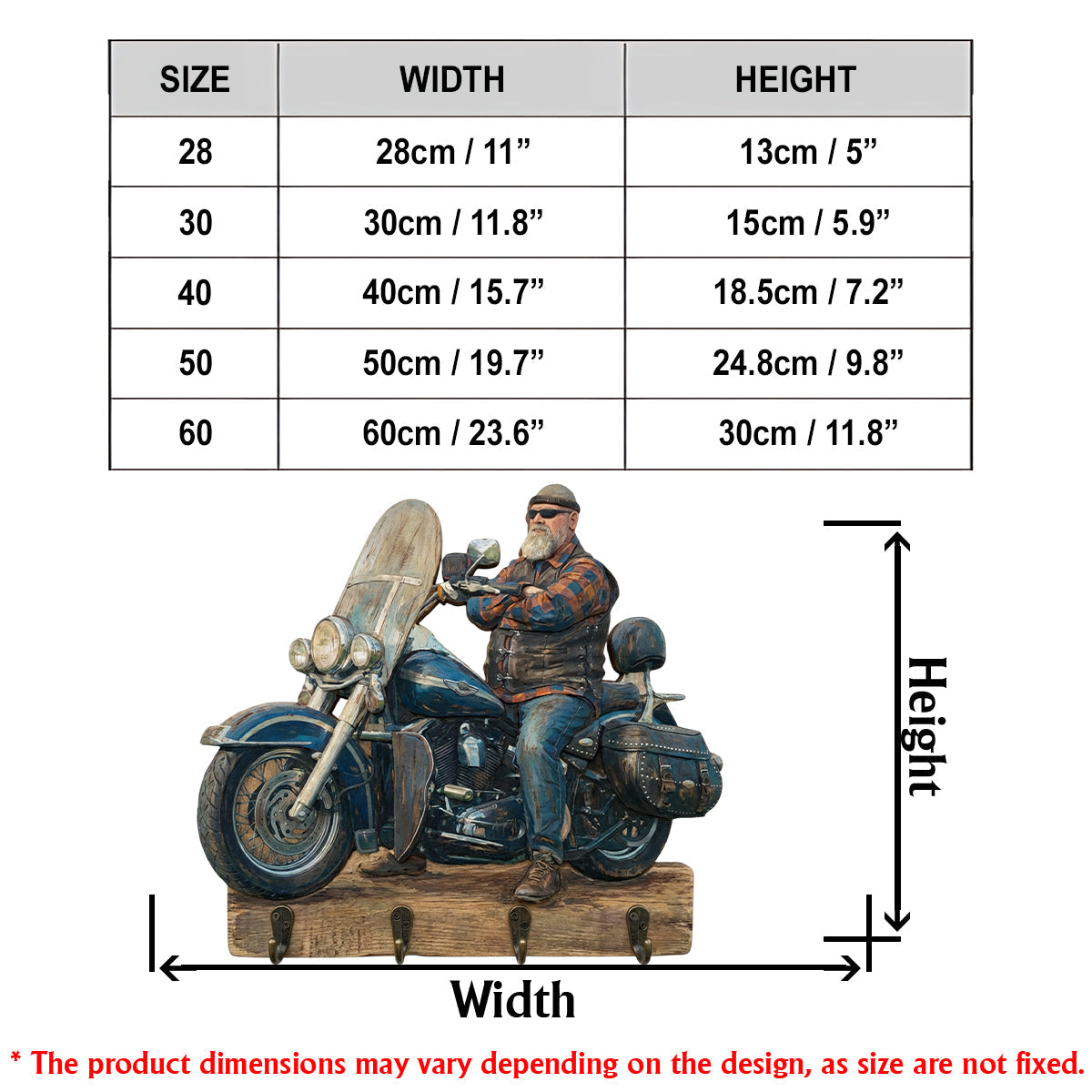 Porte-bagages suspendu personnalisé à partir de n'importe quelle photo - Porte-bagages suspendu sur mesure pour motards