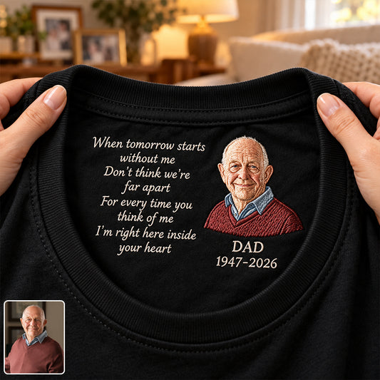 Sympathy Gift - Personalized Memorial Hidden Message Shirt