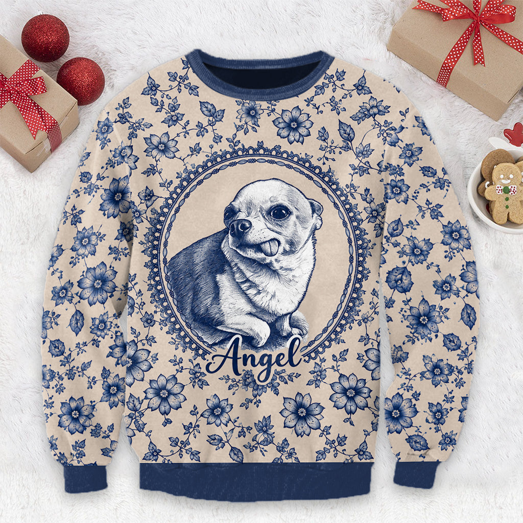 Cadeau pour Propriétaire de Chien - Pull Moche Personnalisé