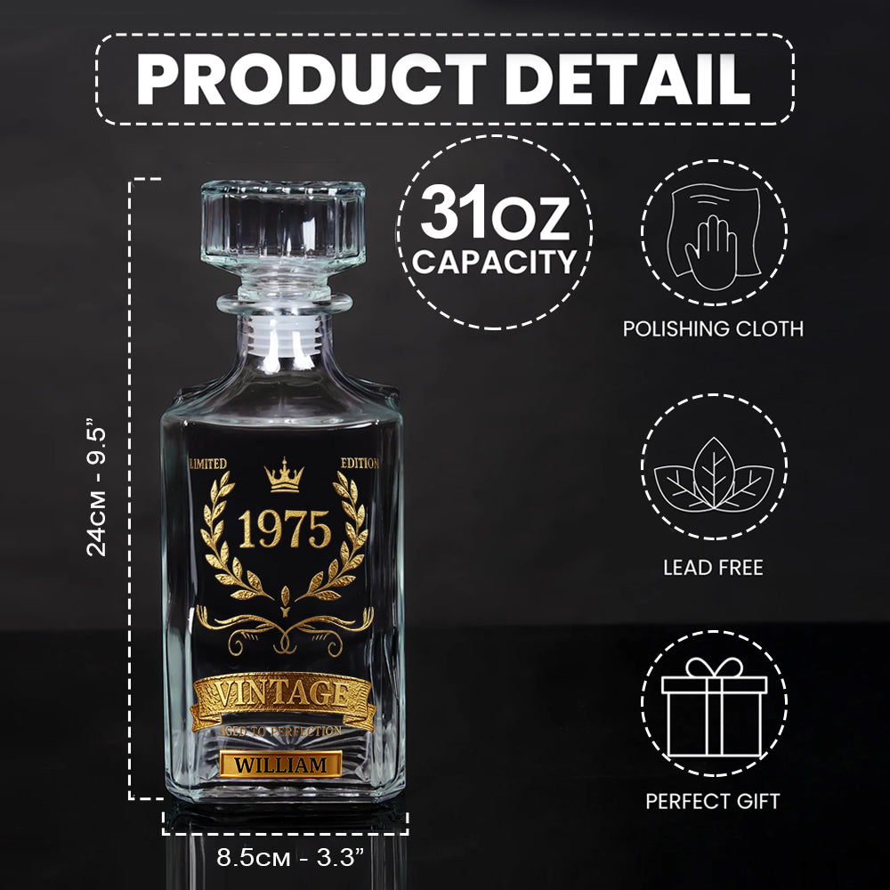 Coffret carafe à whisky - Cadeau pour les amateurs de whisky
