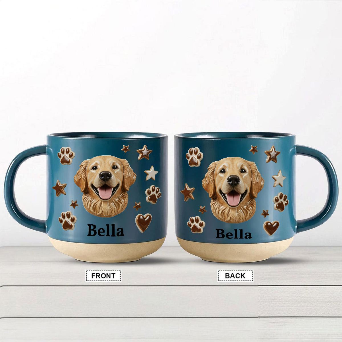 Mug en céramique personnalisé avec photo de chien