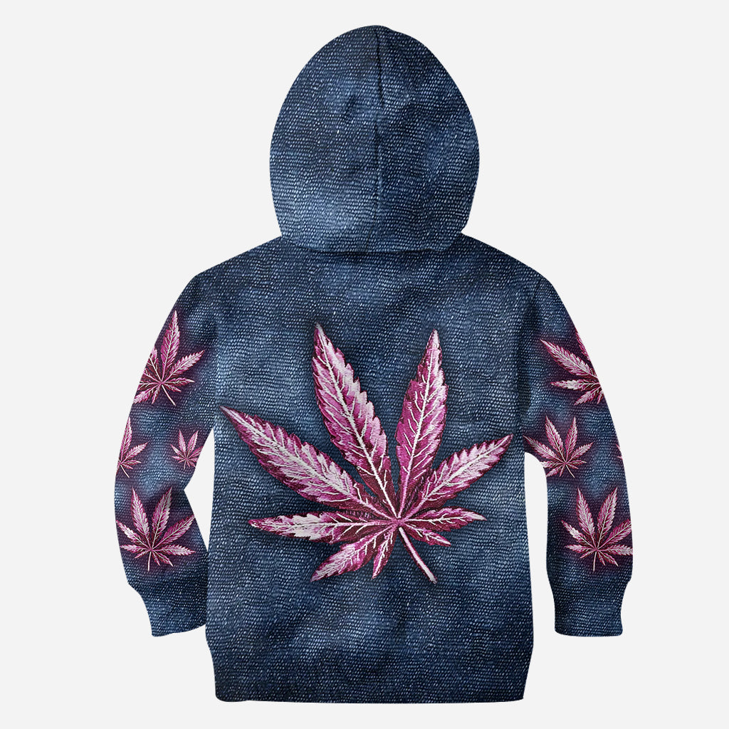 Stoner Chick - Sweat à capuche et legging personnalisés sur le thème du cannabis