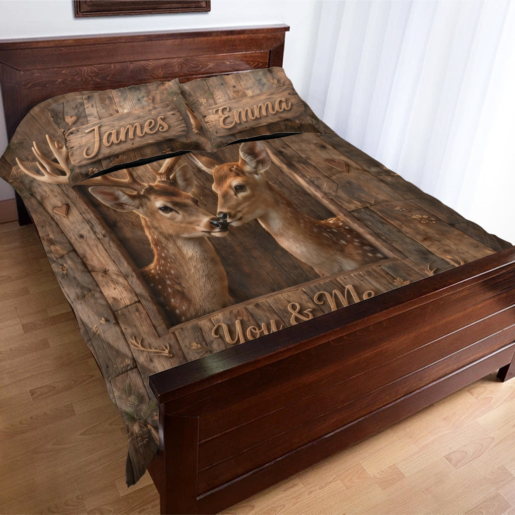 You & Me We Got This - Personalized Couple Bedding Set