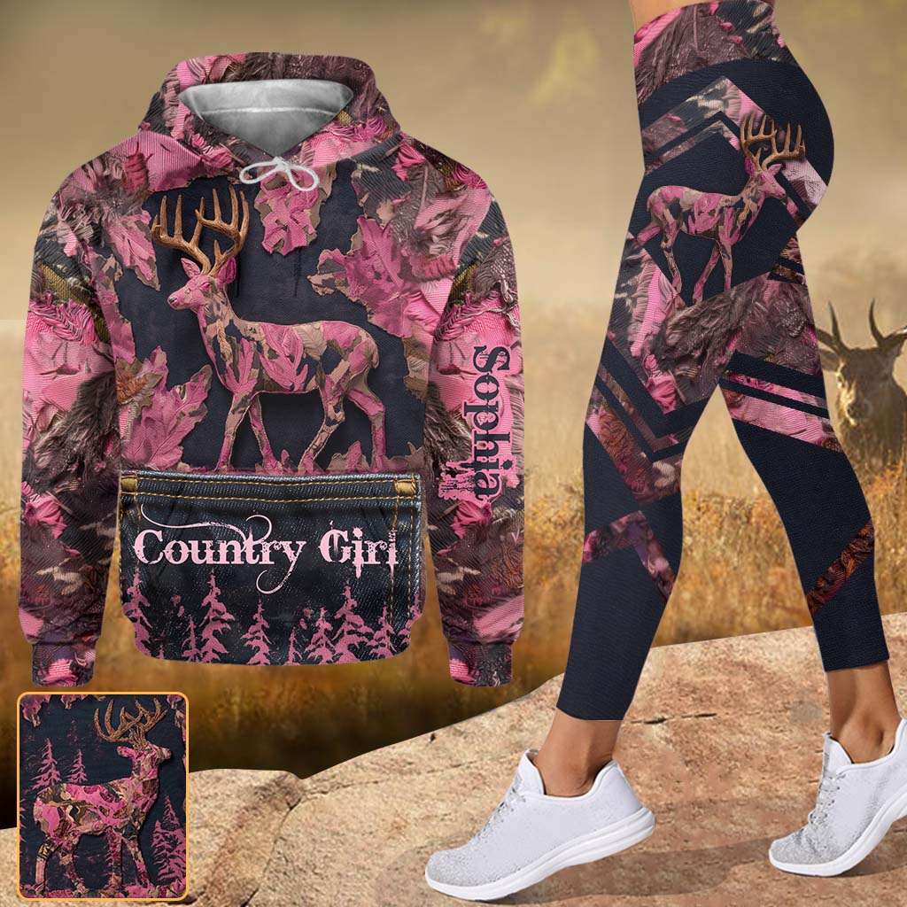 Country Girl - Personalized Hunting Hoodie and Leggings