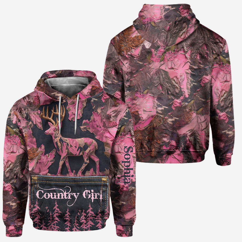 Country Girl - Personalized Hunting Hoodie and Leggings