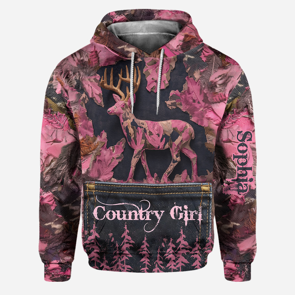 Country Girl - Personalized Hunting Hoodie and Leggings