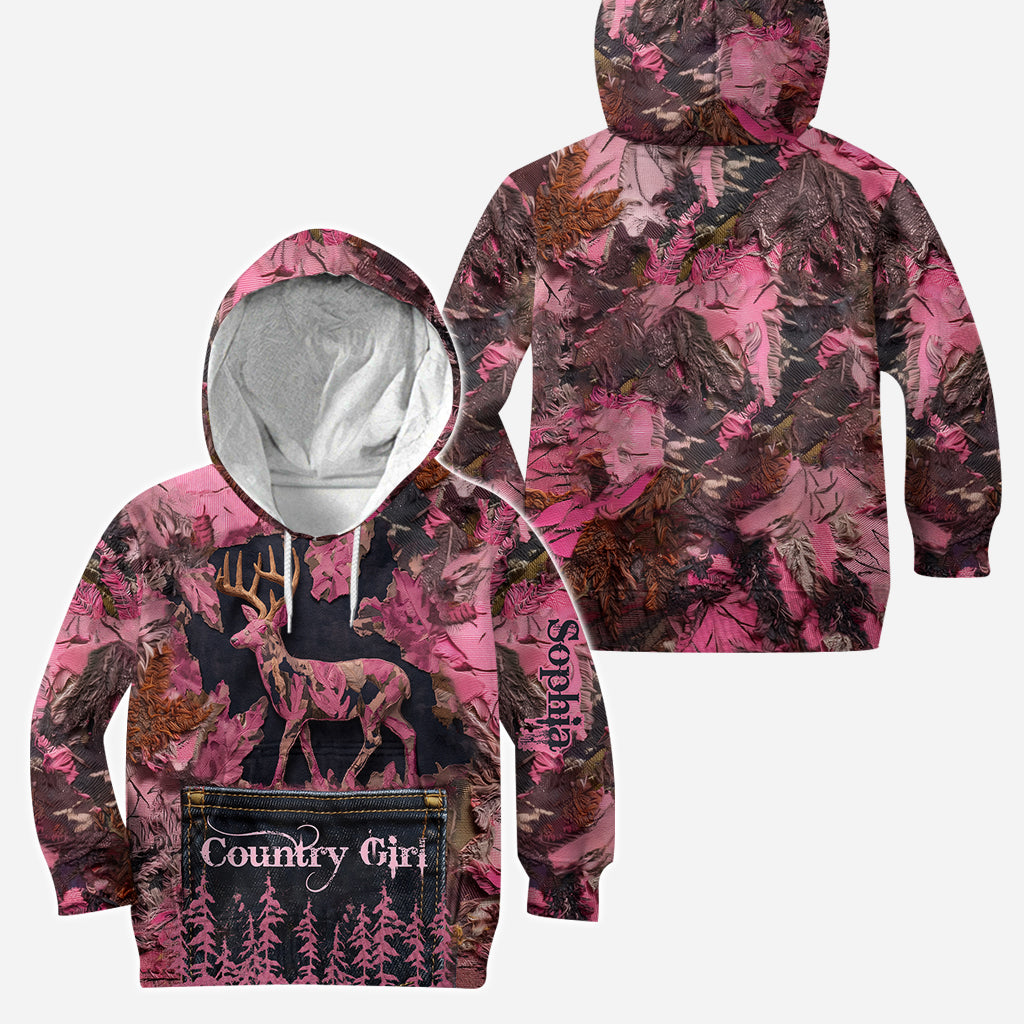 Country Girl - Personalized Hunting Hoodie and Leggings