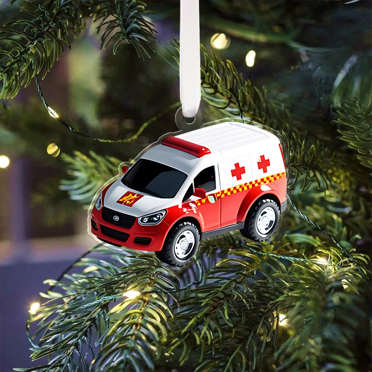 Version construction - Calendrier de l'Avent pliable et personnalisé pour enfant avec décorations