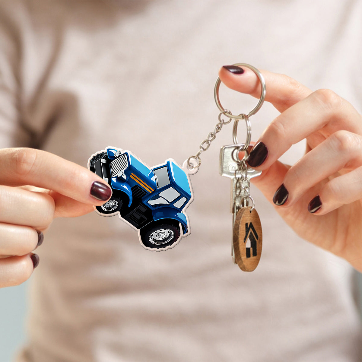 Version construction - Calendrier de l'Avent pliable et personnalisé pour enfant avec décorations