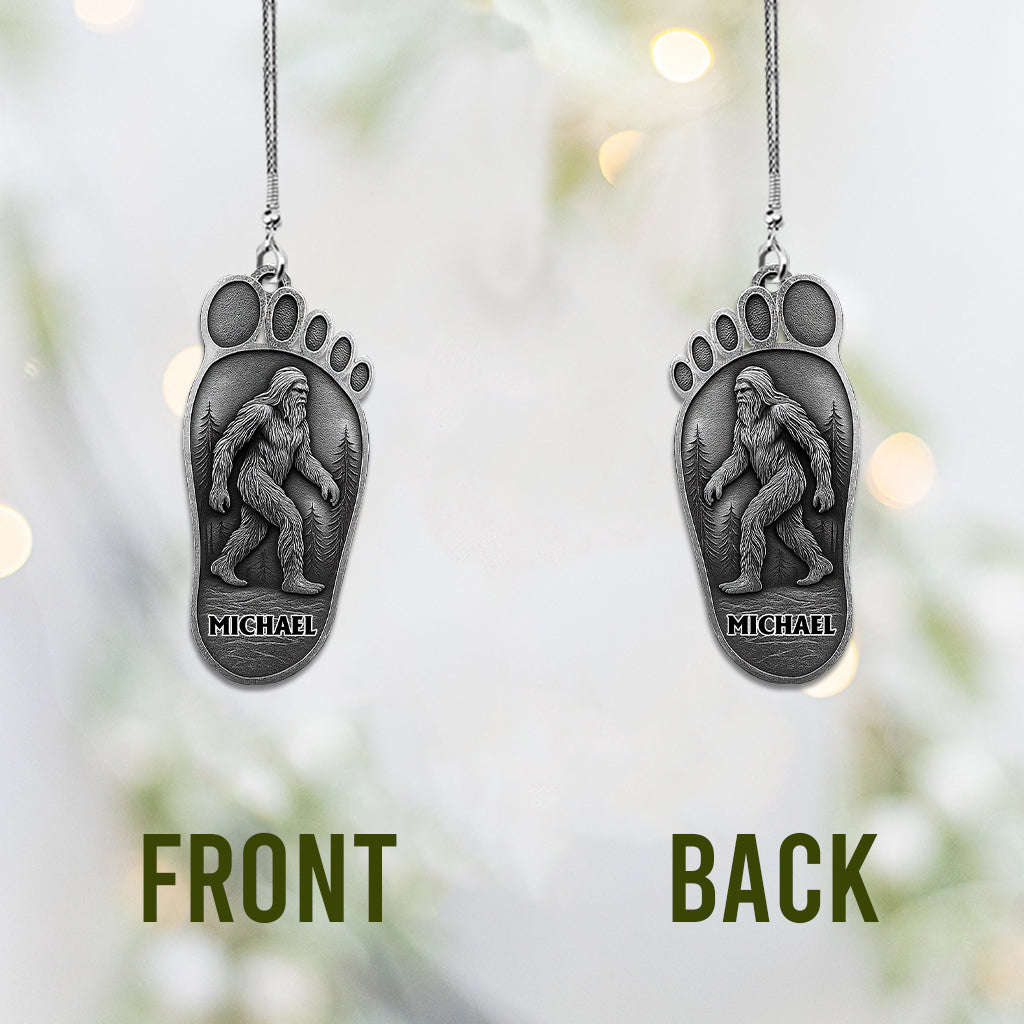 Sasquatch, je crois - Ornement de voiture personnalisé pour la randonnée