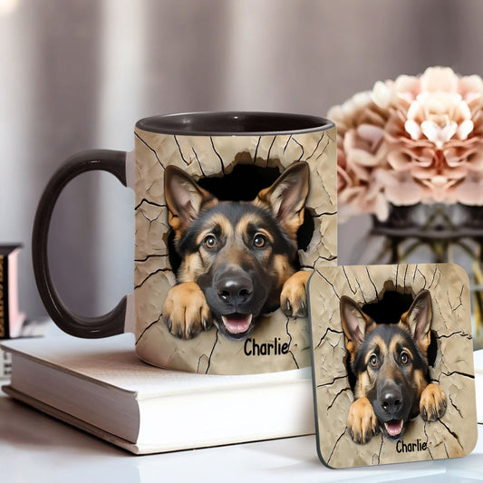 Adorable Berger Allemand - Mug personnalisé avec motif chien