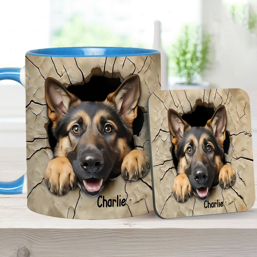 Adorable Berger Allemand - Mug personnalisé avec motif chien