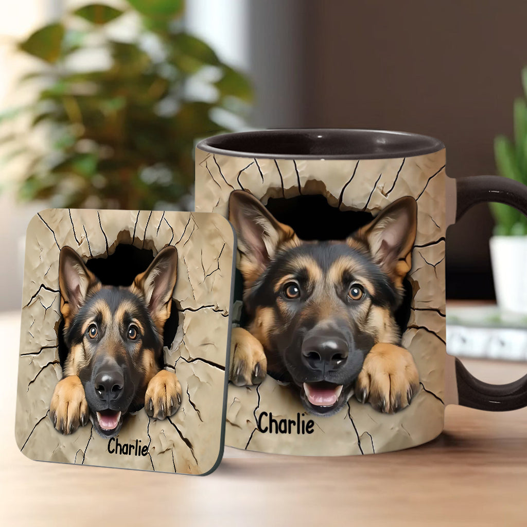 Adorable Berger Allemand - Mug personnalisé avec motif chien