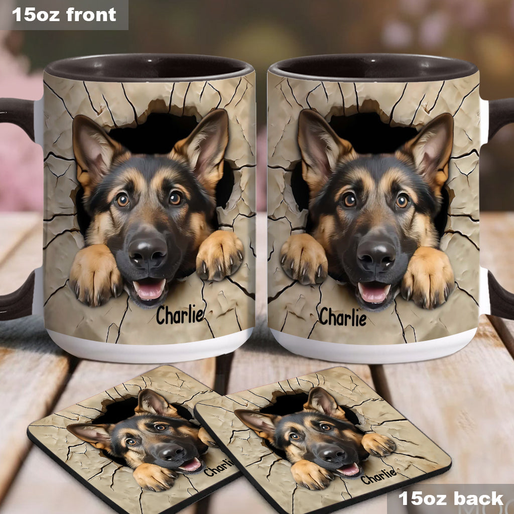 Adorable Berger Allemand - Mug personnalisé avec motif chien