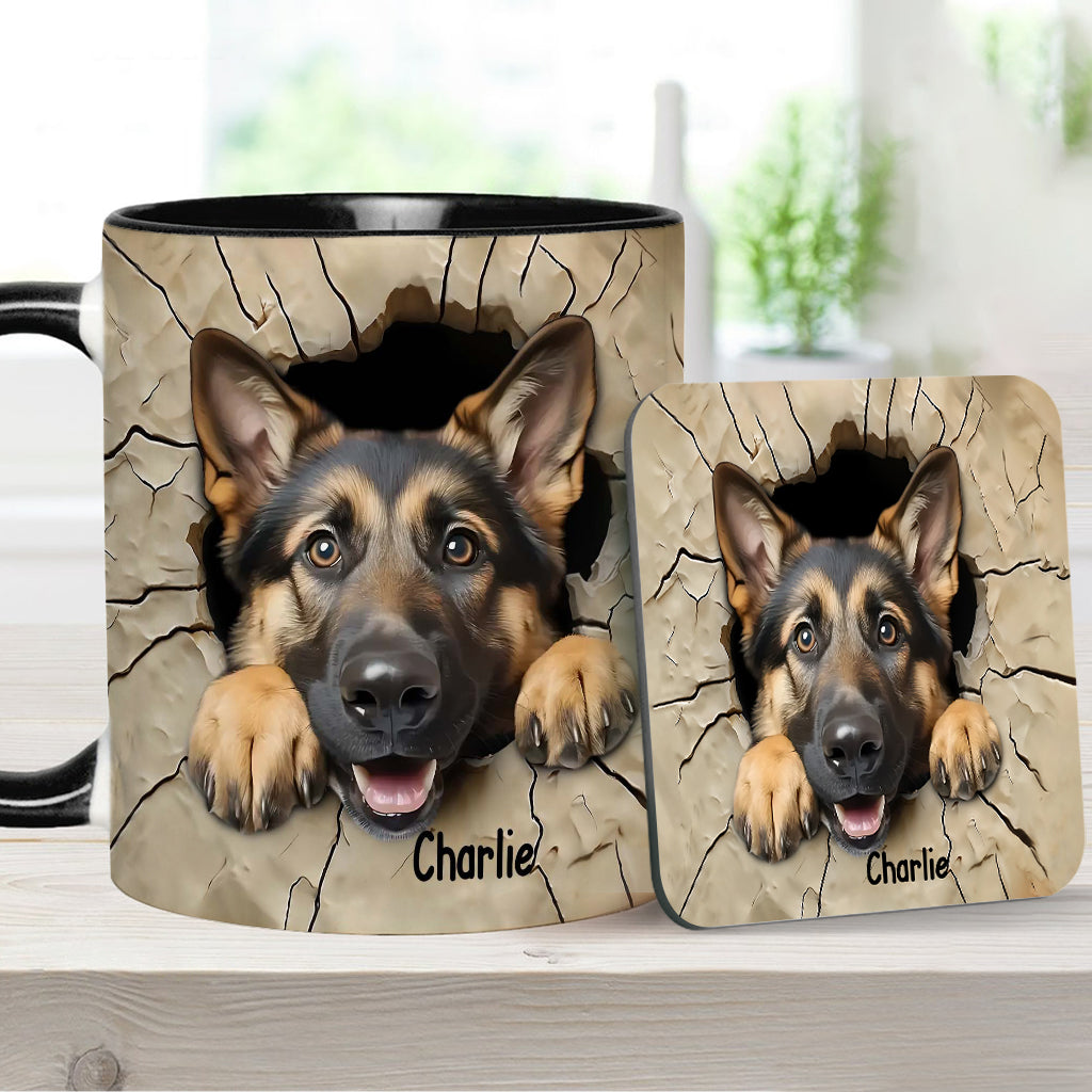 Adorable Berger Allemand - Mug personnalisé avec motif chien