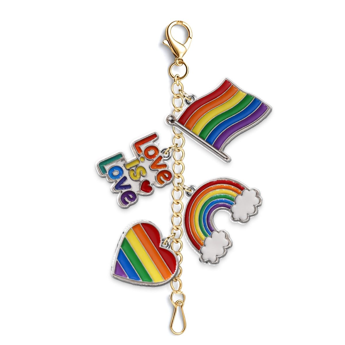Couleurs des Êtres Humains Variées - Chaussures Hautes Personnalisées de Soutien LGBT avec Charme