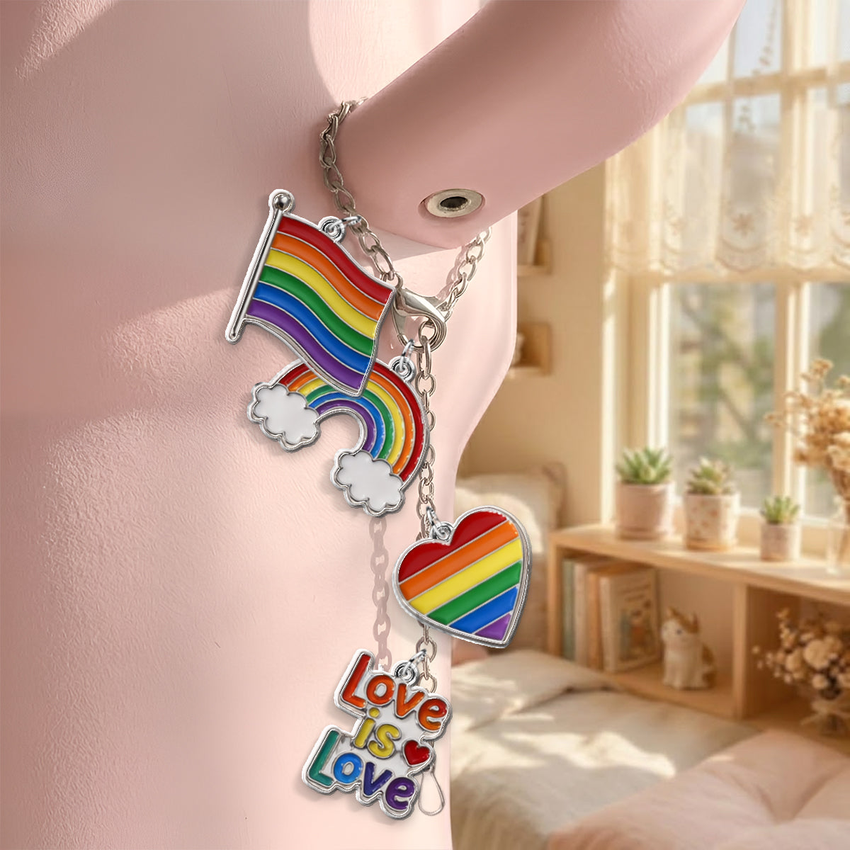 Couleurs des Êtres Humains Variées - Chaussures Hautes Personnalisées de Soutien LGBT avec Charme