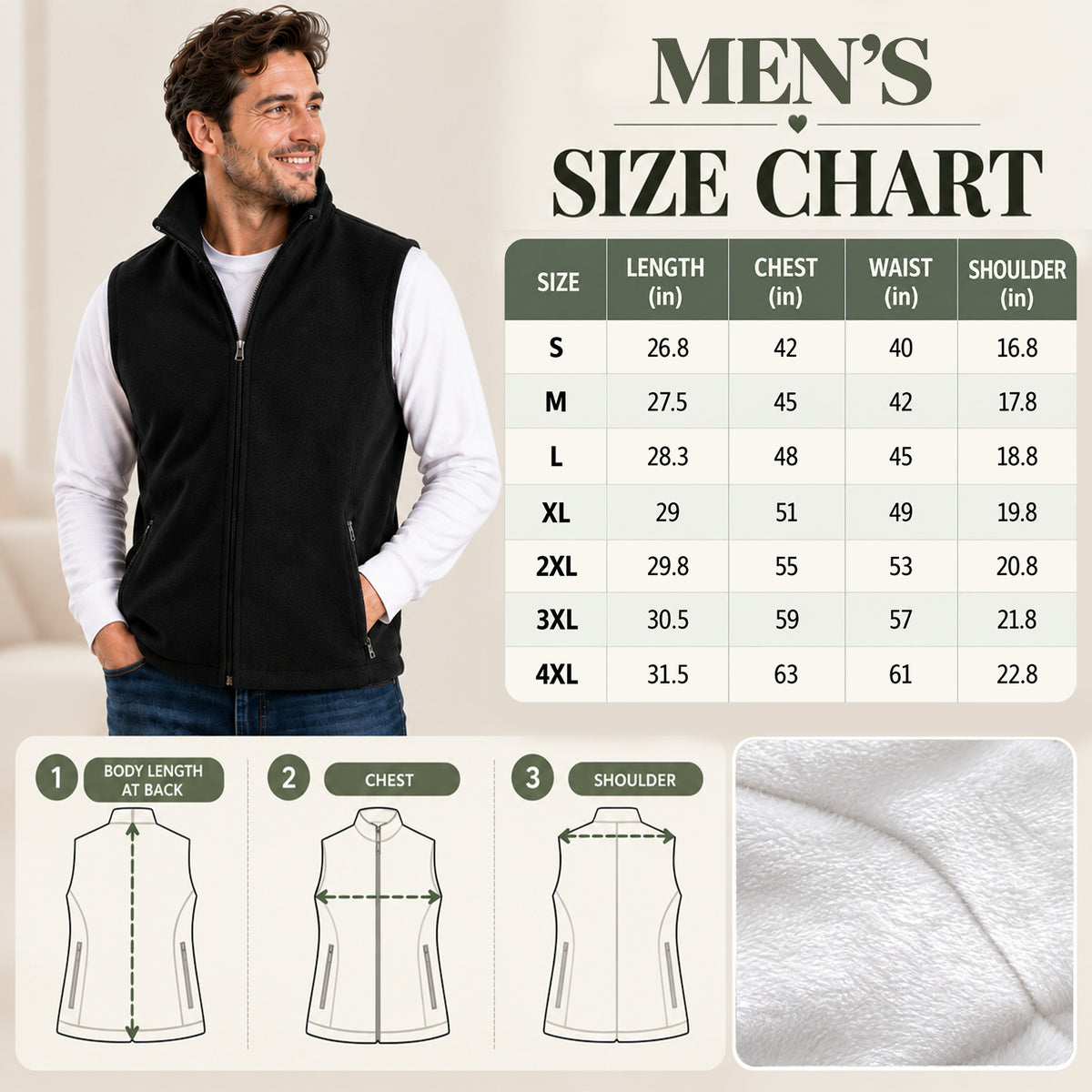 Gone Fishing - Personalized Fishing Flannel Fleece Vest