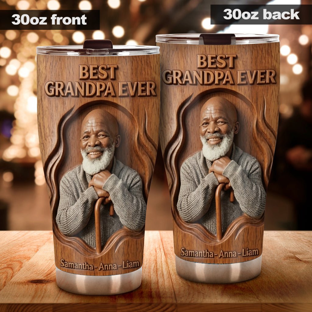 Tasse Personnalisée Papa Photo - Tumbler Personnalisé Papi