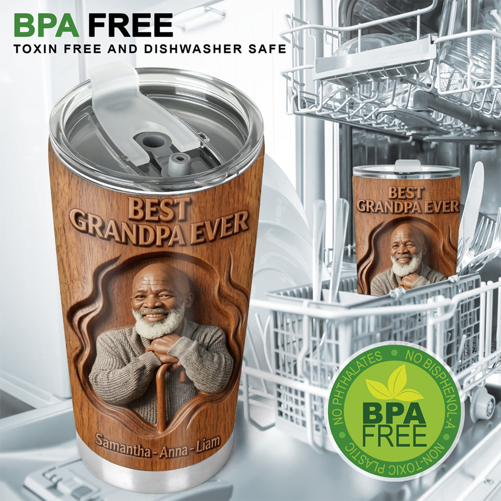 Tasse Personnalisée Papa Photo - Tumbler Personnalisé Papi