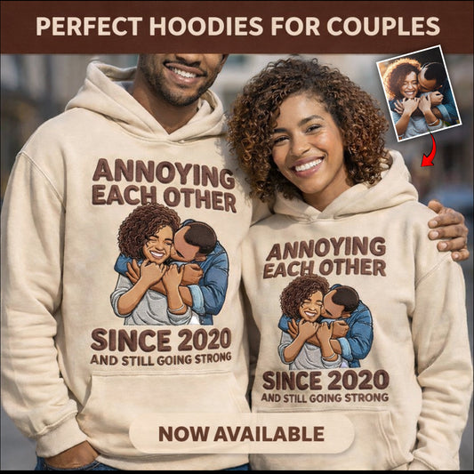 Cadeau pour couple - T-shirt personnalisé pour couple