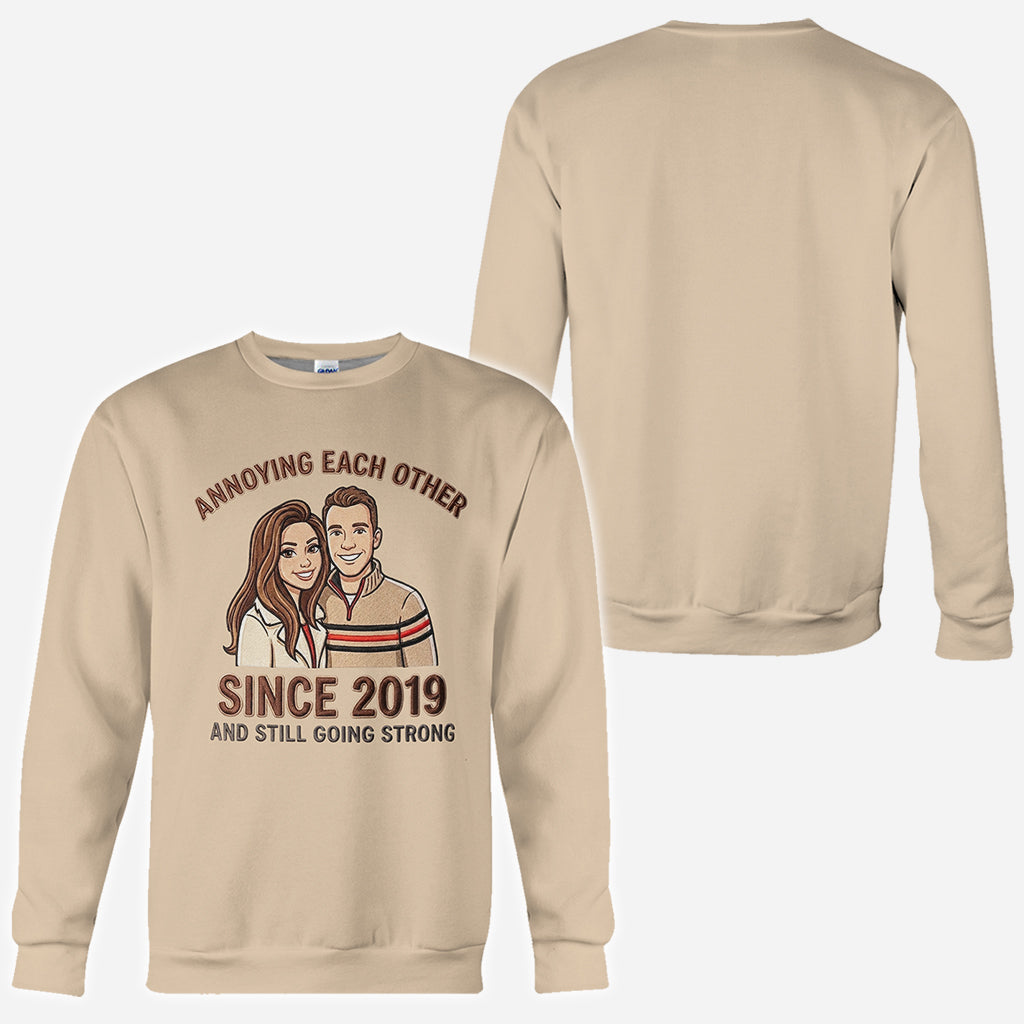 Cadeau pour couple - T-shirt personnalisé pour couple