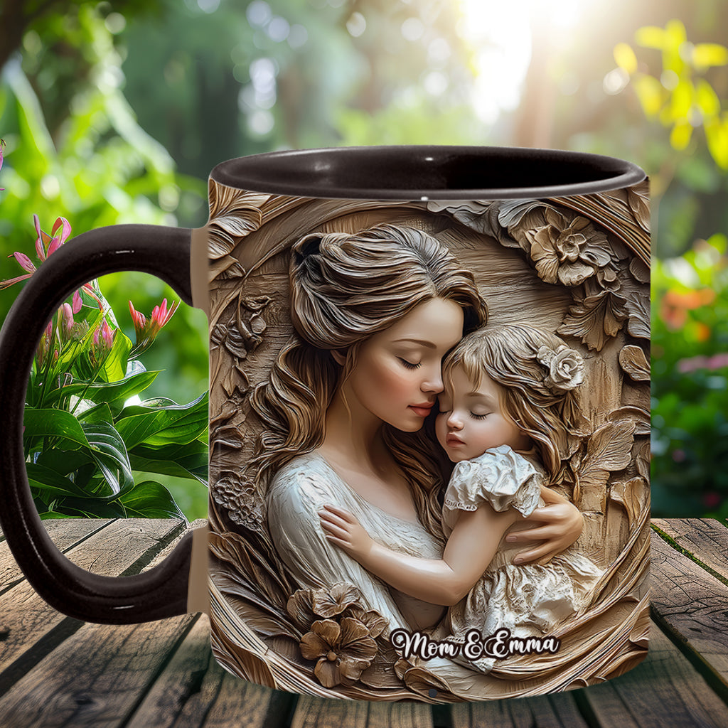 Mother And Daughter - Personalized Mother Accent Mug