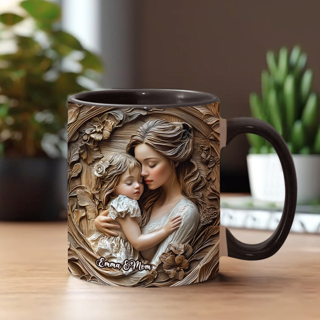 Mother And Daughter - Personalized Mother Accent Mug