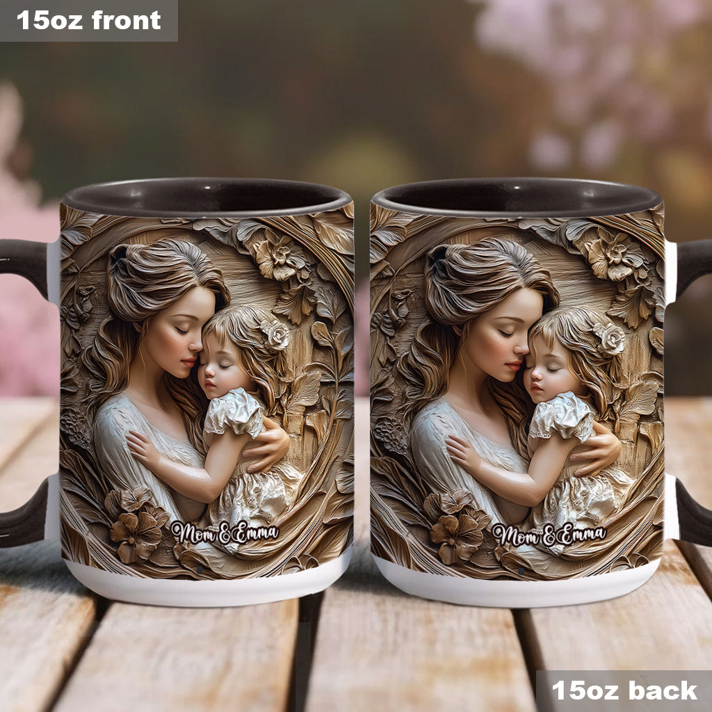Mother And Daughter - Personalized Mother Accent Mug