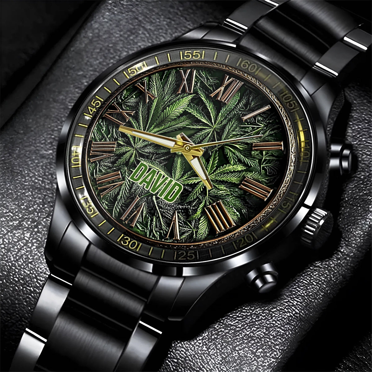 High Life - Montre-bracelet personnalisée pour les amateurs de cannabis