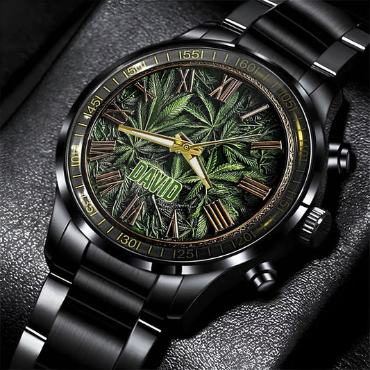 High Life - Montre-bracelet personnalisée pour les amateurs de cannabis