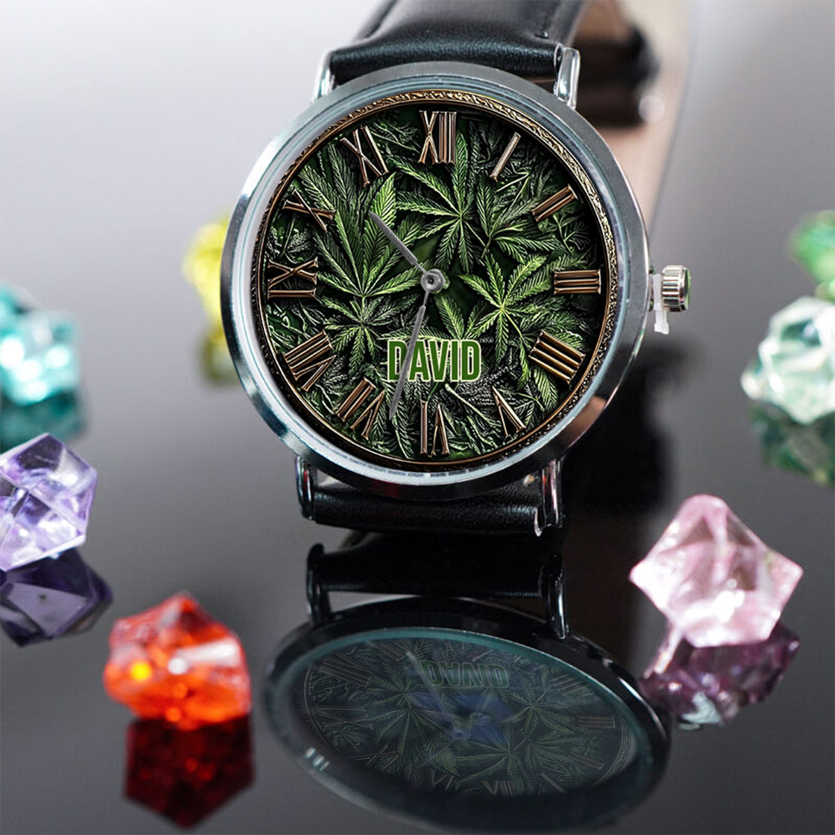 High Life - Montre-bracelet personnalisée pour les amateurs de cannabis