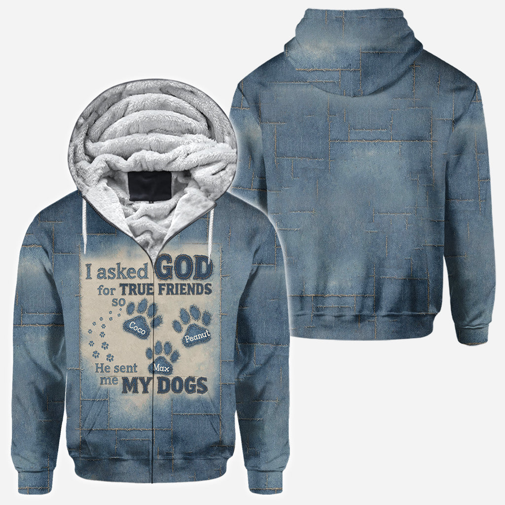 A True Friend - Personalized Dog All Over Shirt