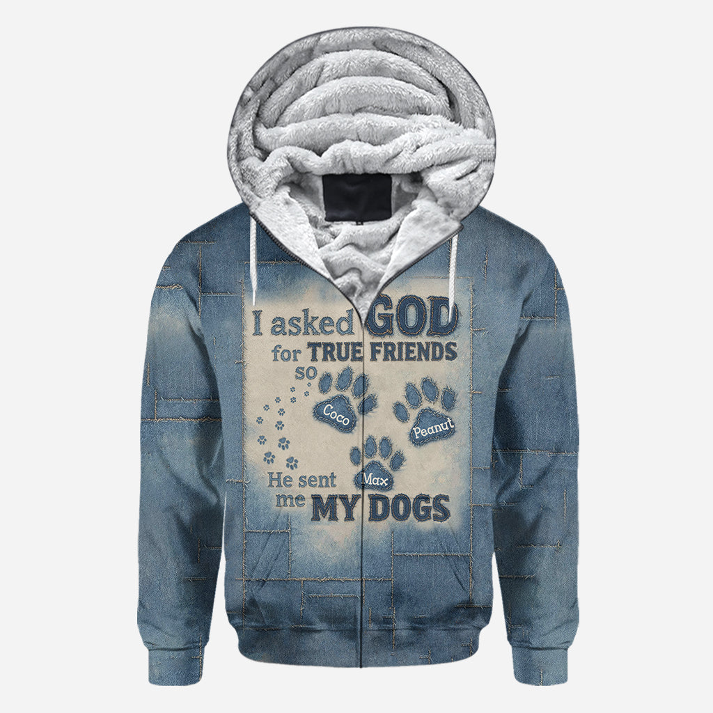 A True Friend - Personalized Dog All Over Shirt