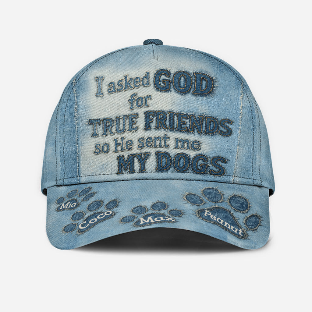 A True Friend - Personalized Dog Classic Cap