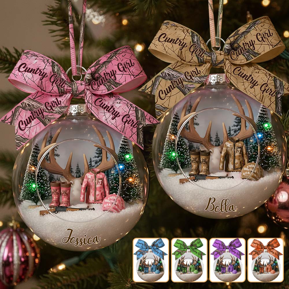 Cuntry Girl - Personalized Hunting Ornament