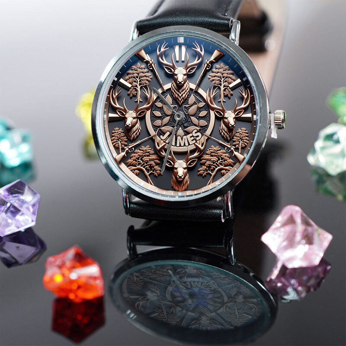 Montre de chasse personnalisée « Love Hunting »