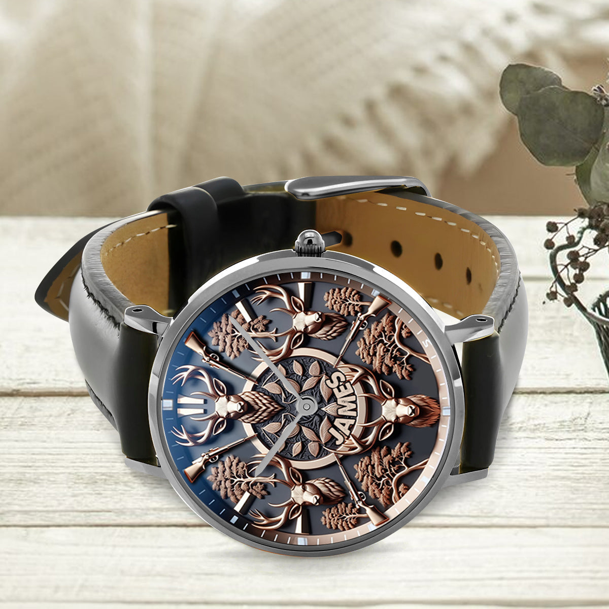 Montre de chasse personnalisée « Love Hunting »