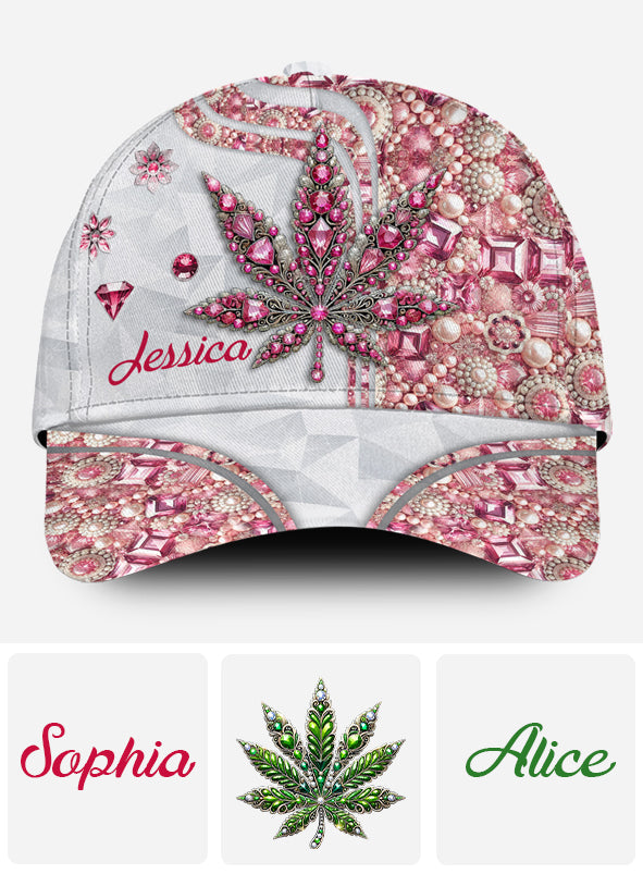 Superbe feuille - Casquette classique personnalisée pour les amateurs de cannabis