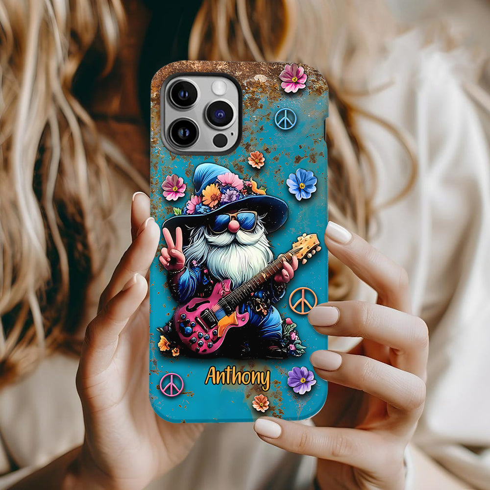 Coque de téléphone personnalisée Hippie Gnome - Motif hippie intégral