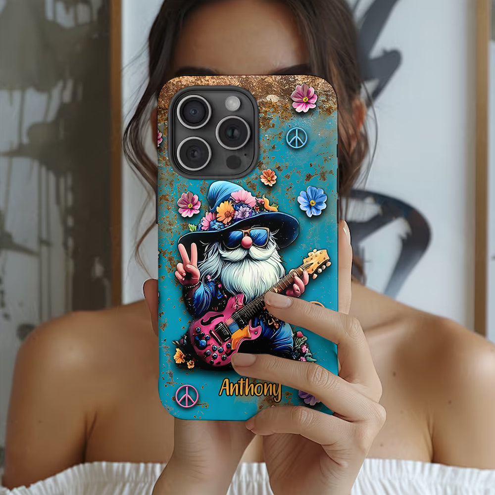 Coque de téléphone personnalisée Hippie Gnome - Motif hippie intégral