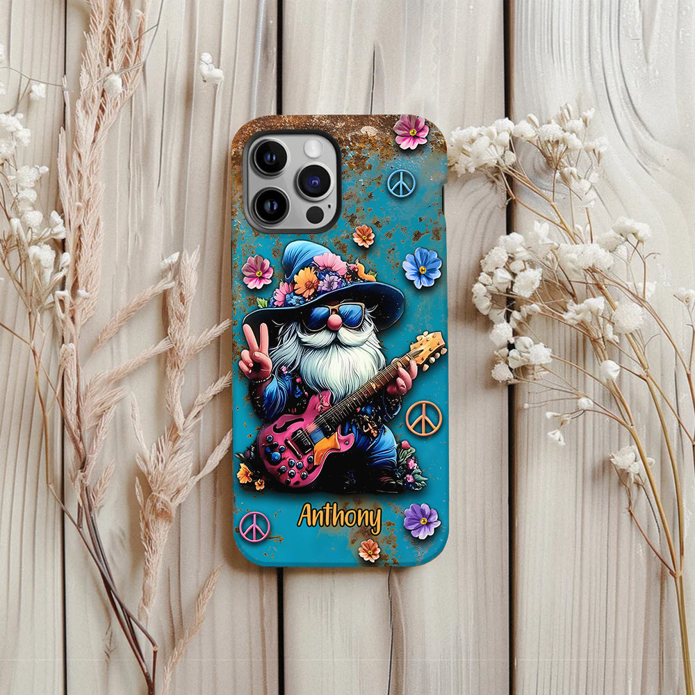 Coque de téléphone personnalisée Hippie Gnome - Motif hippie intégral