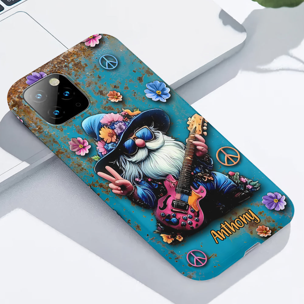 Coque de téléphone personnalisée Hippie Gnome - Motif hippie intégral